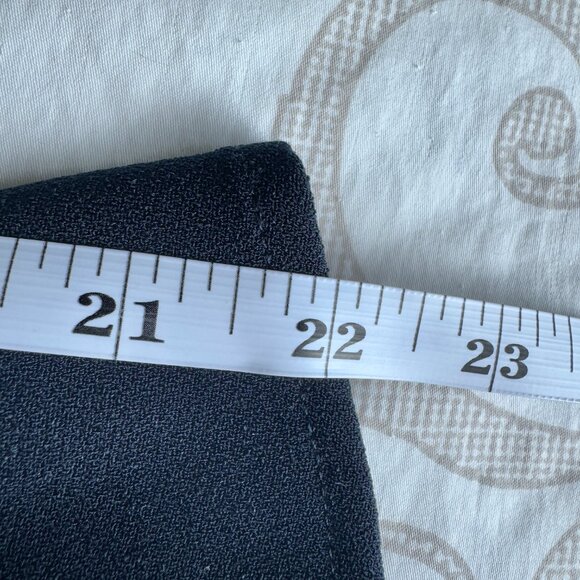 Navy Blue Peplum Sleeveless Banana Republic Top - Picture 8 of 8